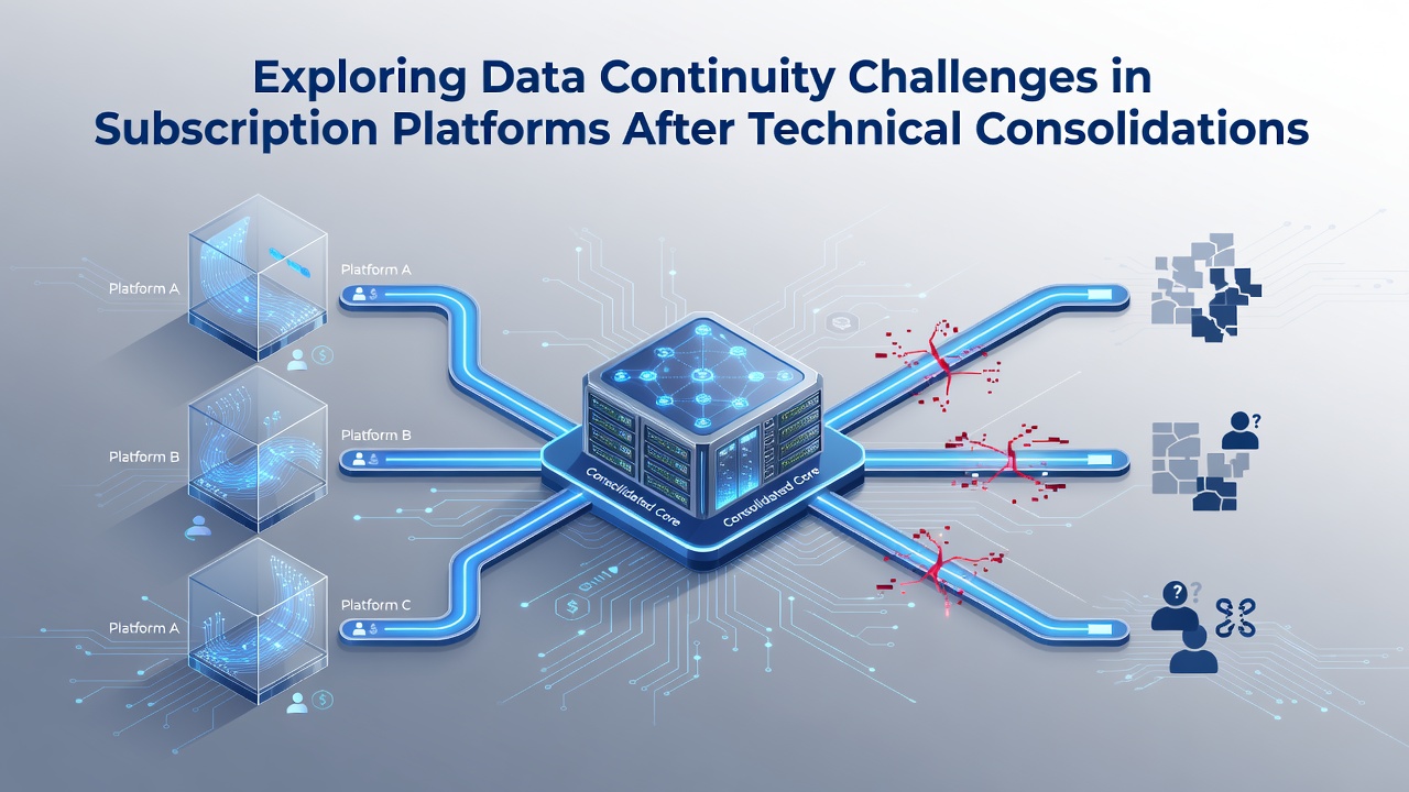 Exploring Data Continuity Challenges in Subscription Platforms After Technical Consolidations